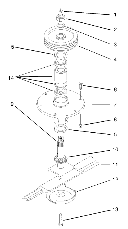 Center Spindle Assembly