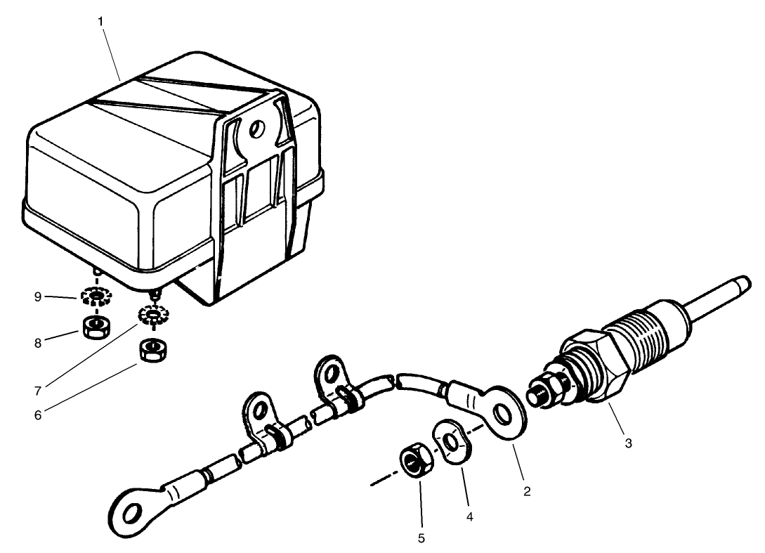 Glow Plug and Glow Relay Assembly
