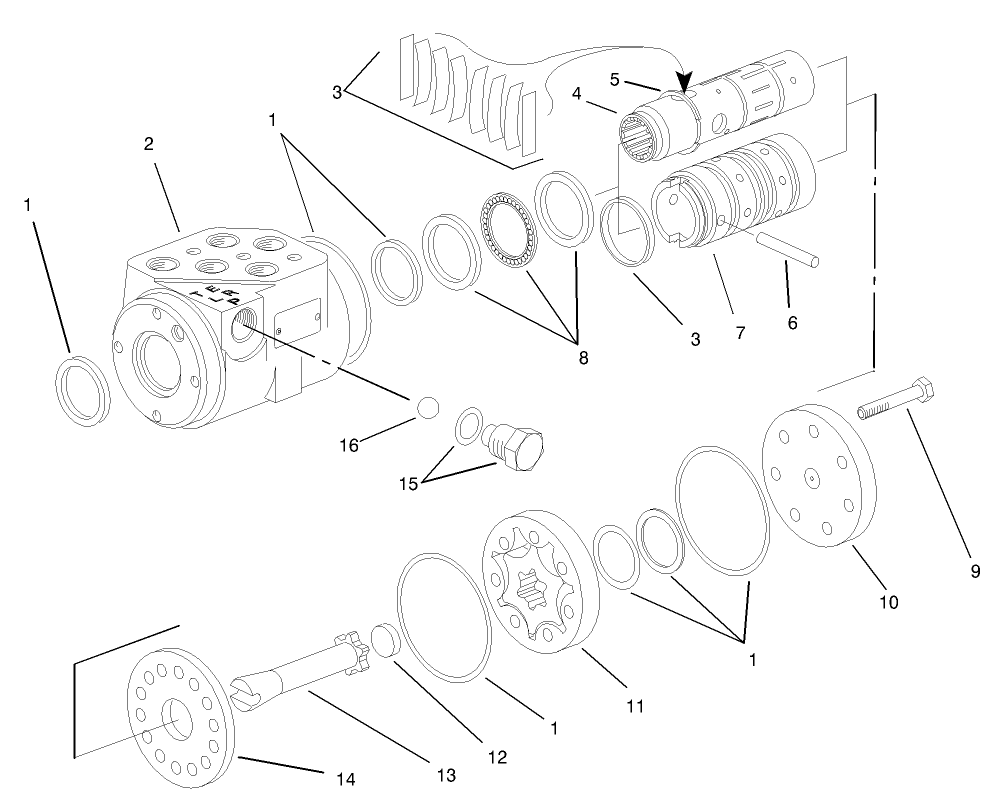 Steering Control Assembly No. 99-8959