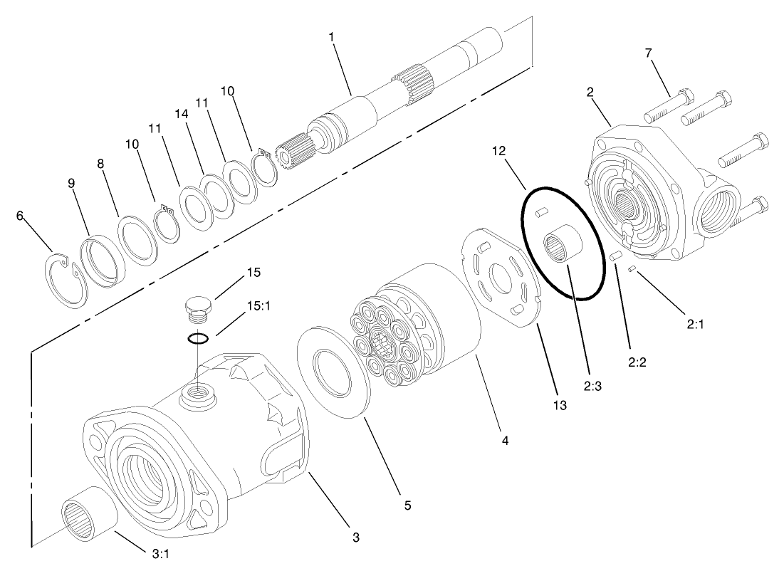 Hydraulic Motor Assembly No. 92-7385
