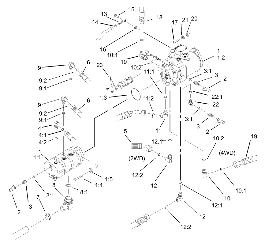 Hydraulic Pump Installation Assembly