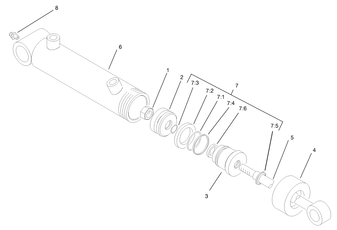 Hydraulic Cylinder Assembly No. 93-2650