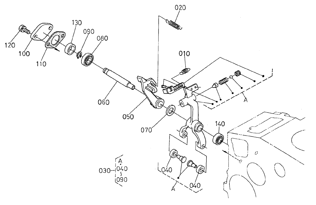 Fork Lever (Governor) Assembly
