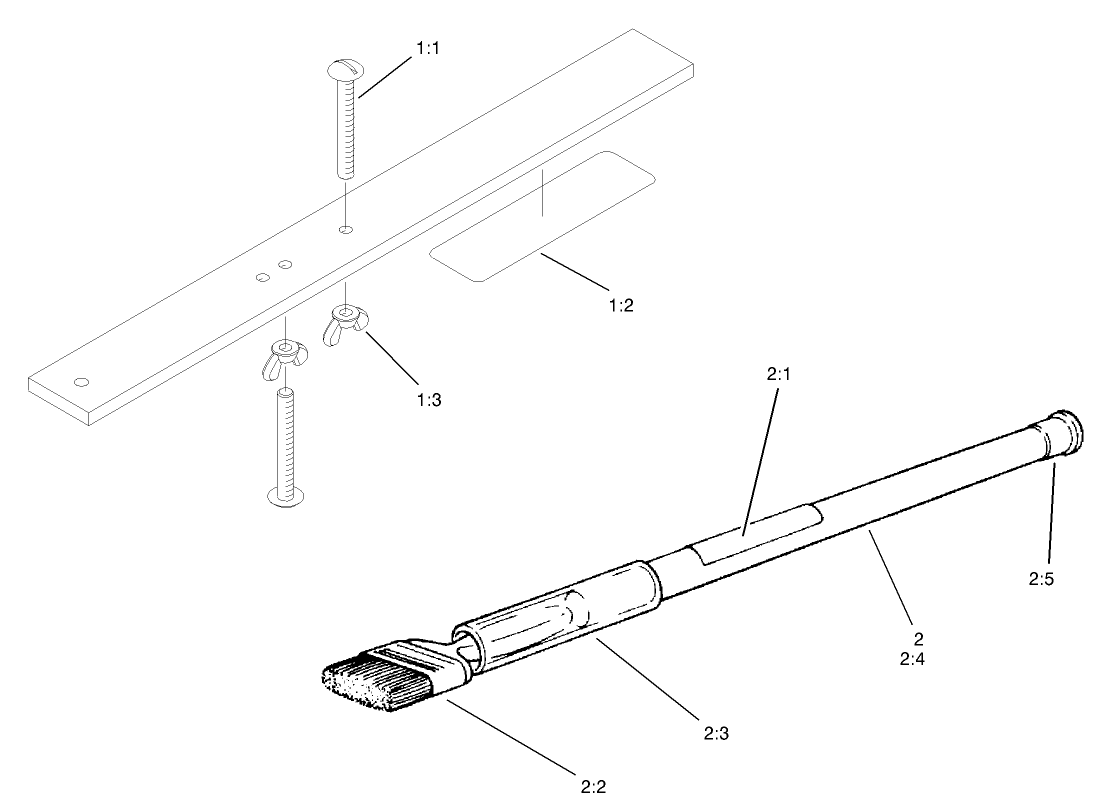 Gauge Bar and Backlapping Brush Assembly