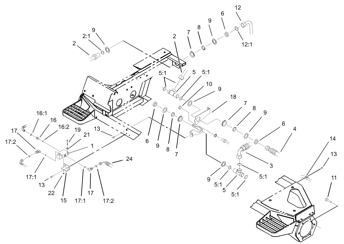 Front Hydraulic Drive Assembly