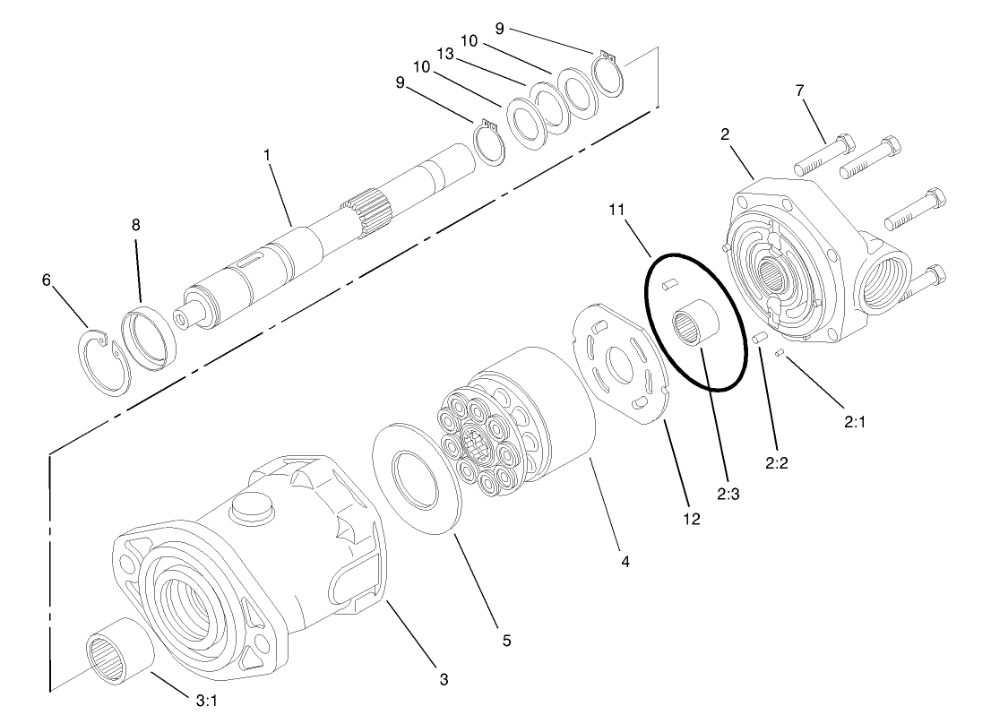 Hydraulic Motor Assembly No. 92-7386
