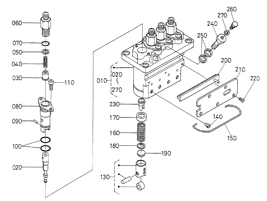 Injection Pump Component Assembly