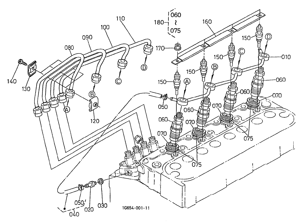 Nozzle Holder and Glow Plug Assembly