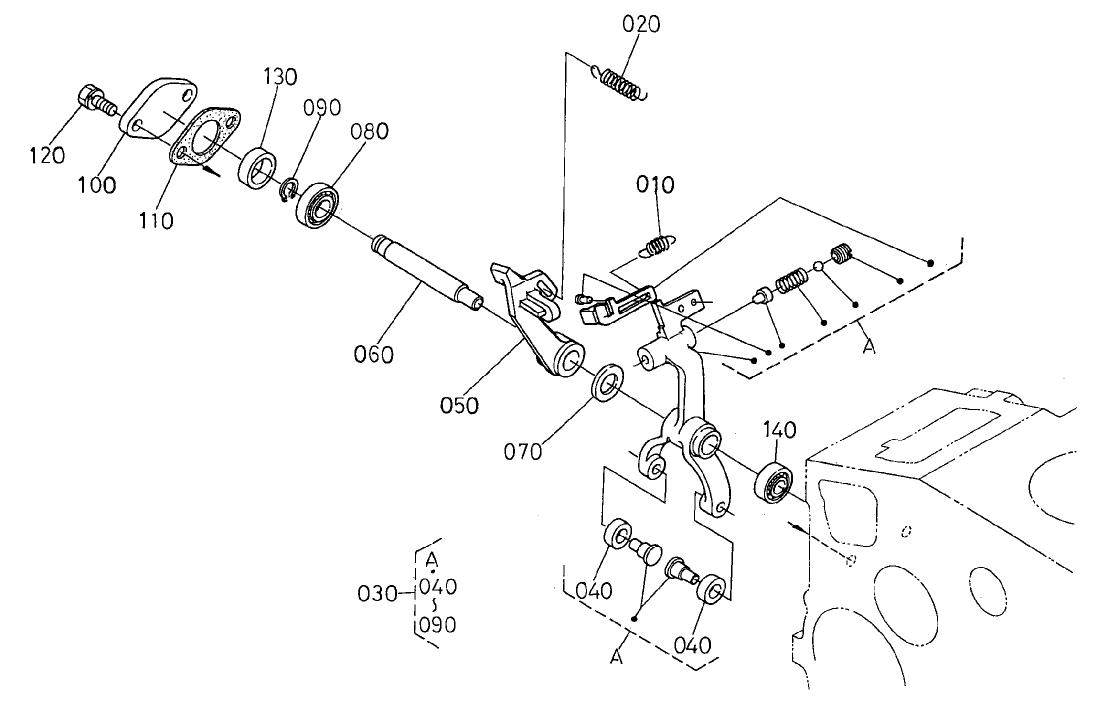 Fork Lever (Governor) Assembly