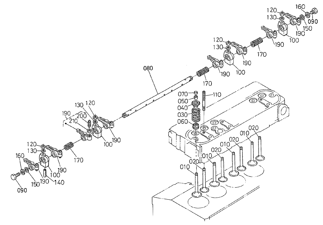 Valve and Rocker Arm Assembly