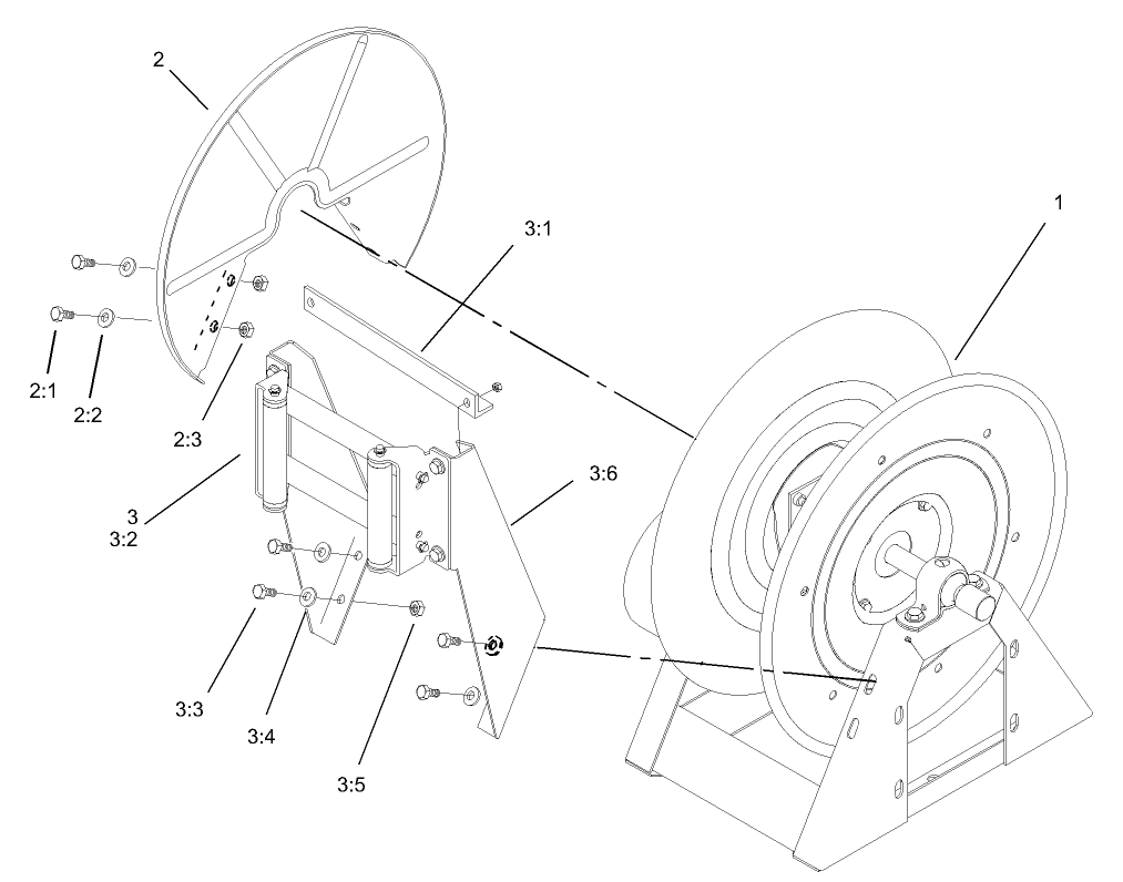 Hose Reel Assembly No. 106-5083