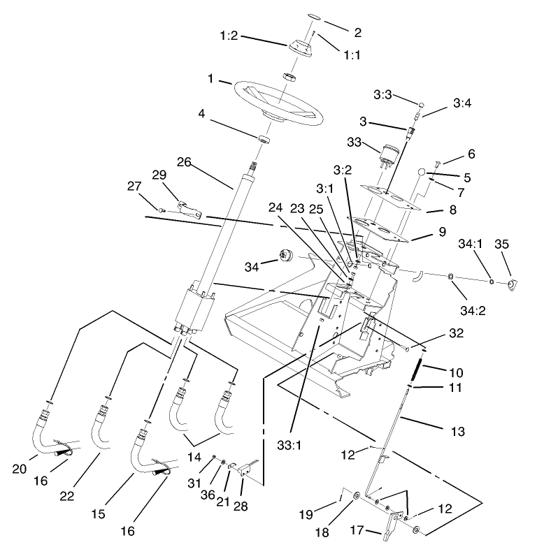 Steering Tower Assembly