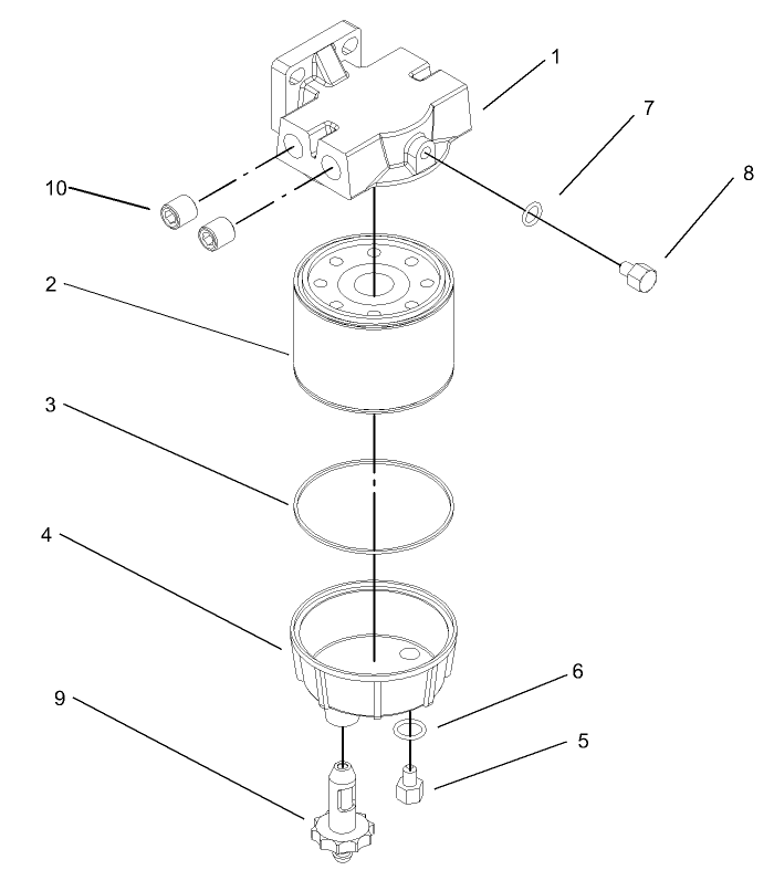 Water/Fuel Separator Assembly No. 98-9305