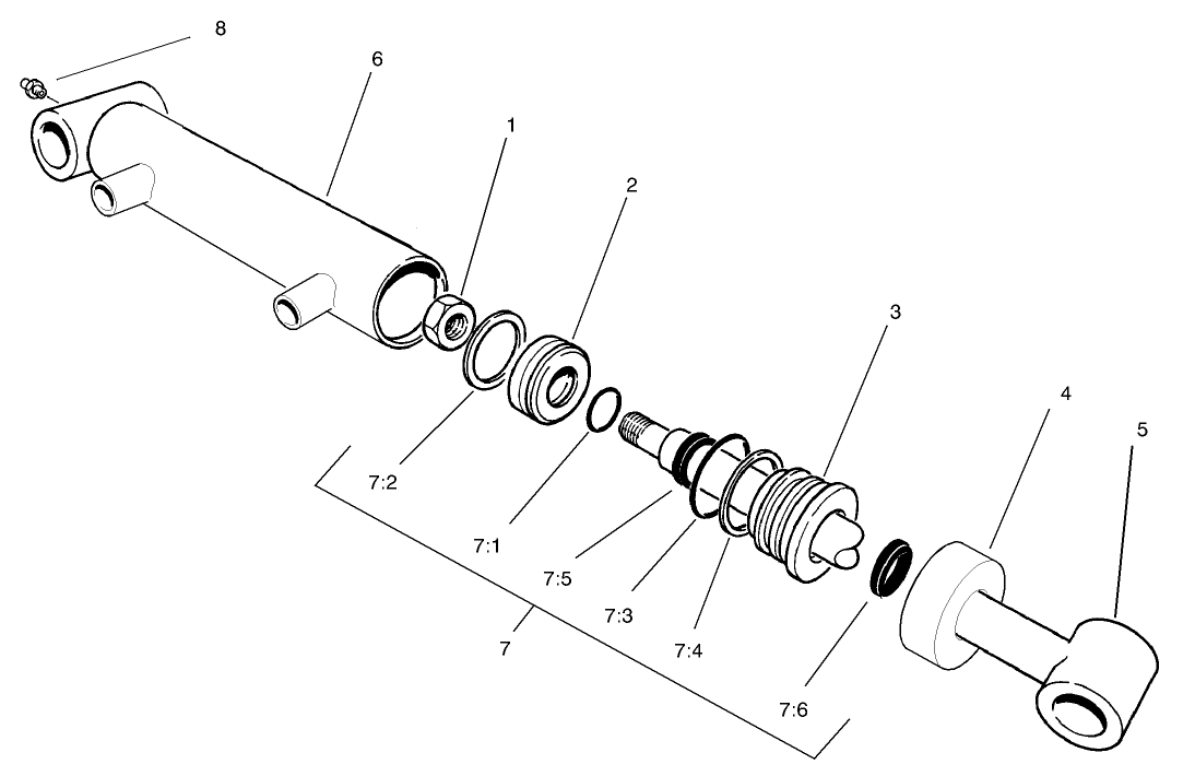 Hydraulic Cylinder No. 93-9310