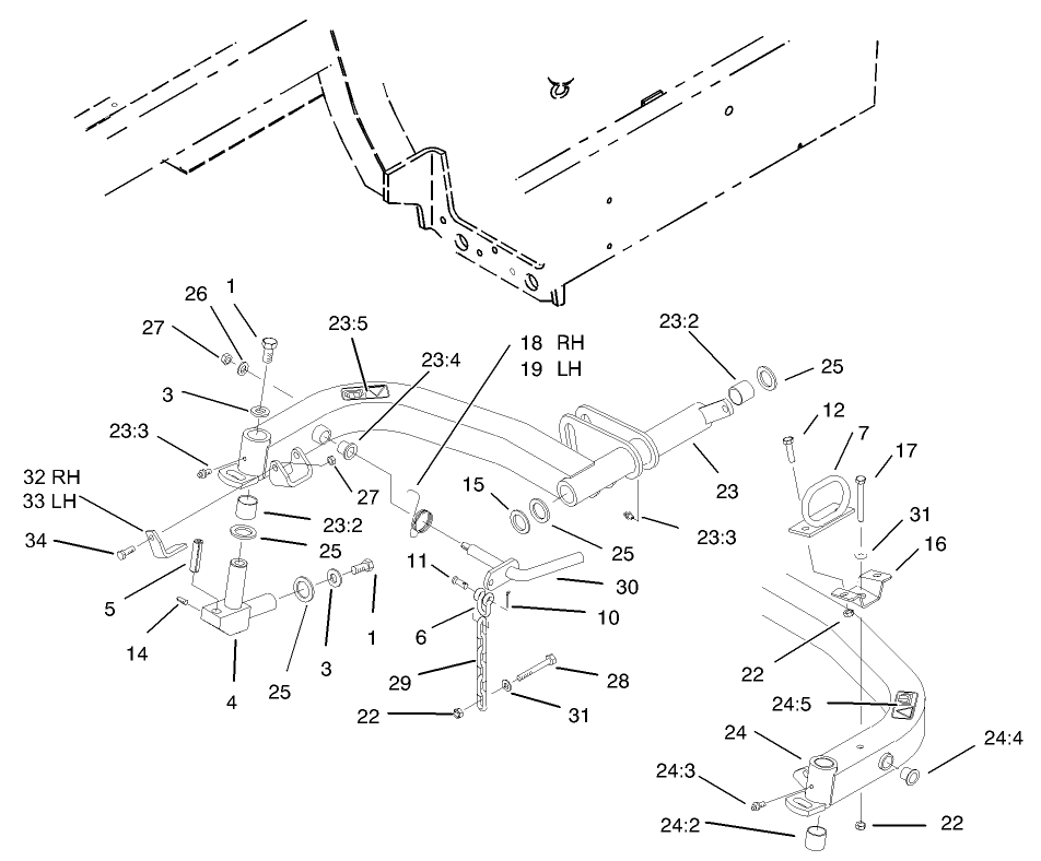 Rear Lift Arm Assembly
