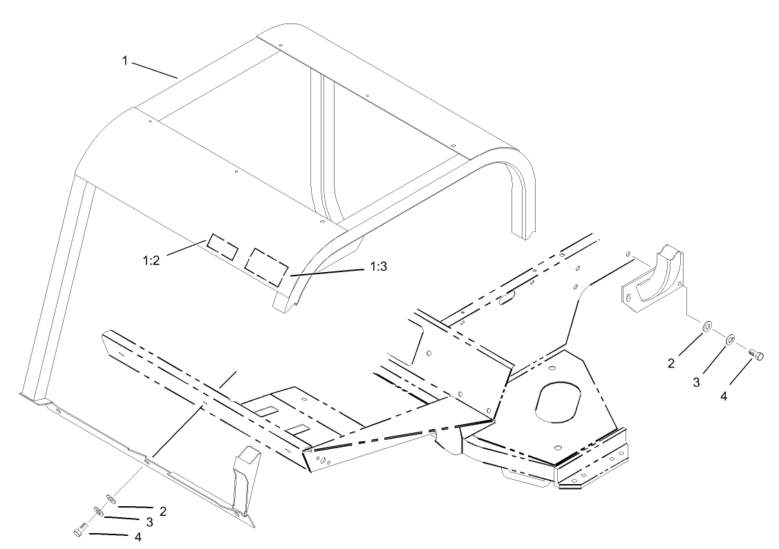 Roll-Over-Protection-System and Stabilizer Assembly