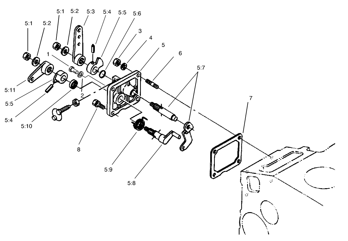 Speed Control Plate Assembly