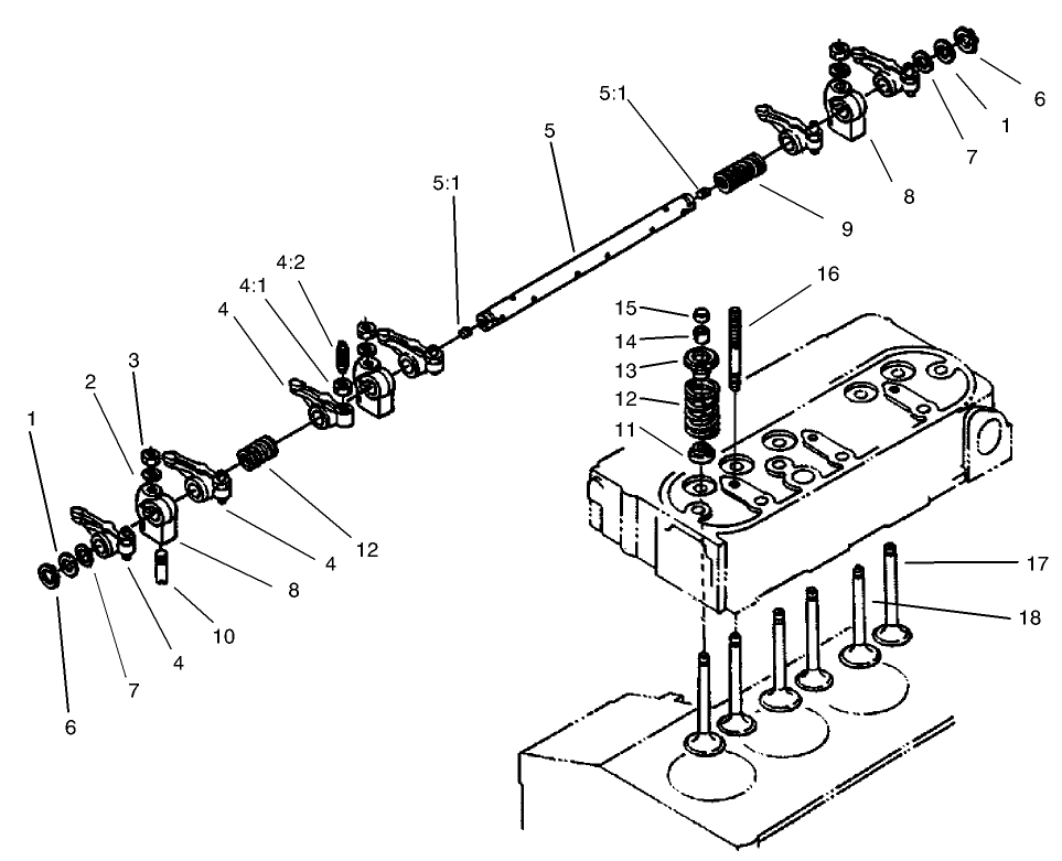 Valve and Rocker Arm Assembly