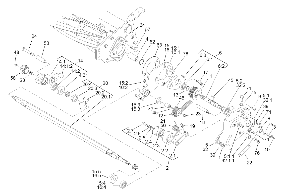 Housing and Pivot Plate Assembly