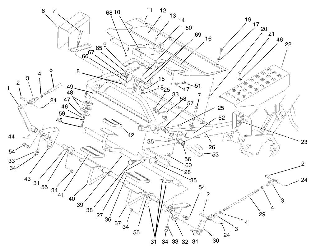 Control Pedal Assembly