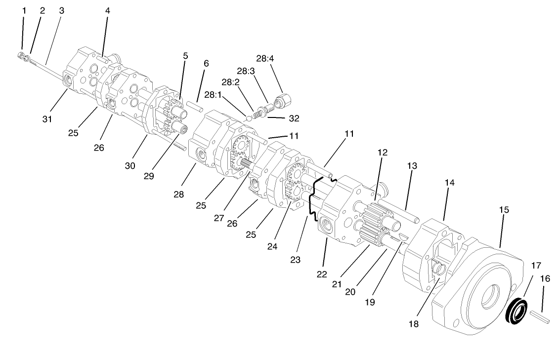 Hydraulic Pump Assembly No. 92-9764