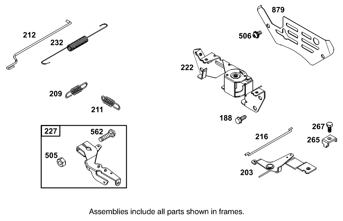 Governor Assembly Briggs and Stratton Model 350447-1331-E1