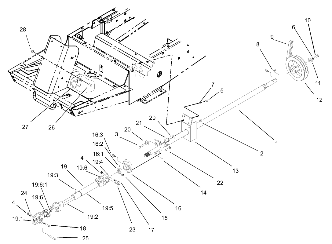 PTO and Shaft Assembly