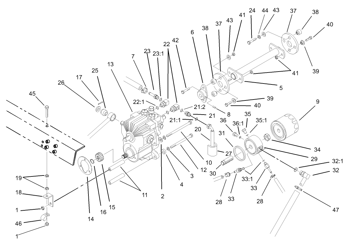 Transmission and Drive Coupling Assembly