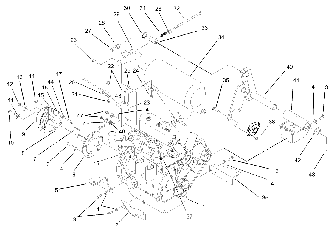 Engine Installation Assembly