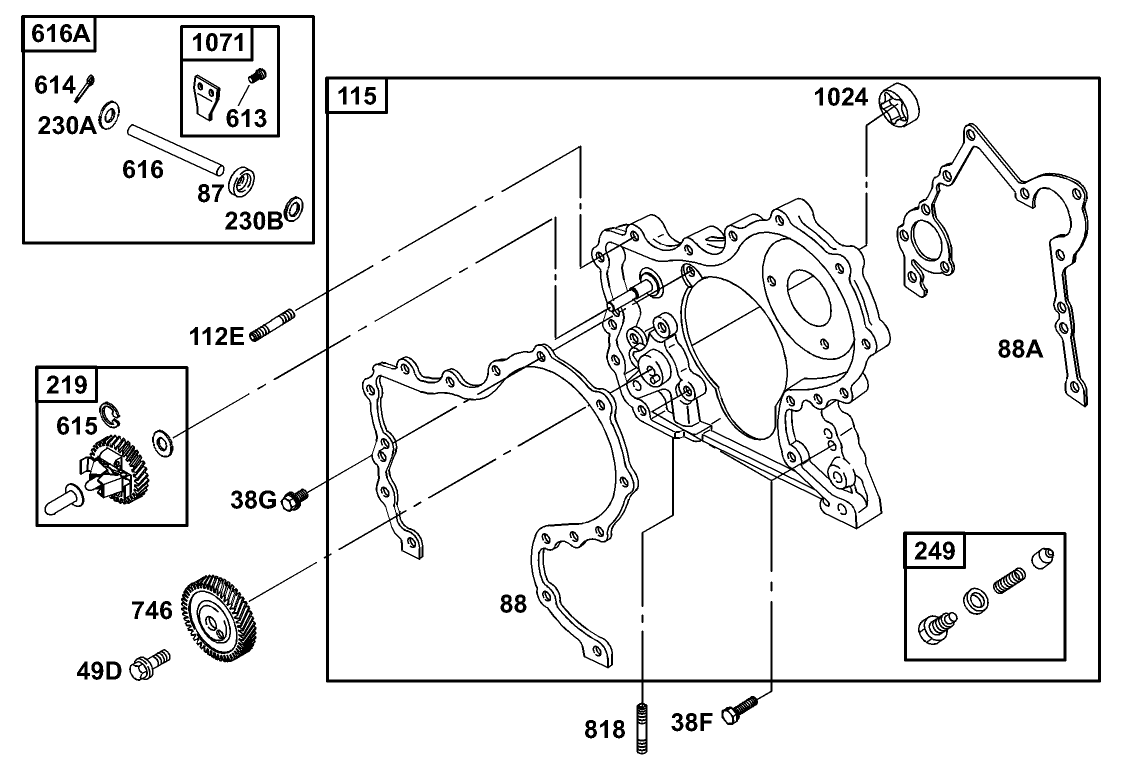Housing and Gear Assembly