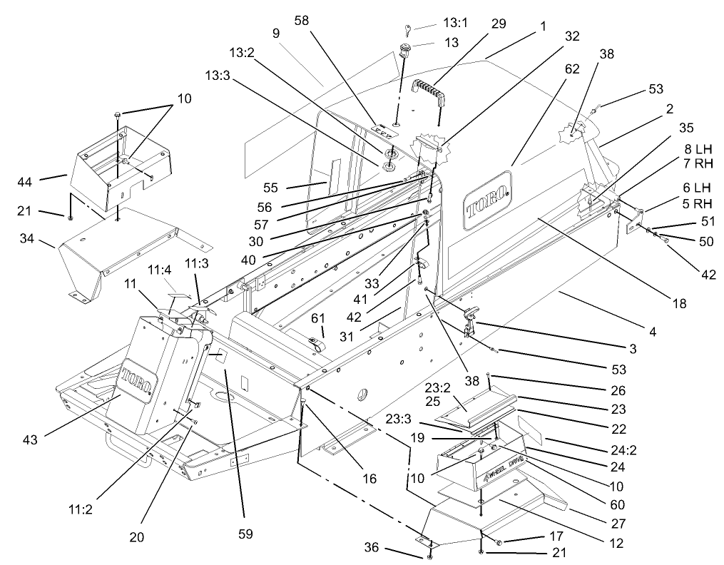 Frame and Hood Assembly