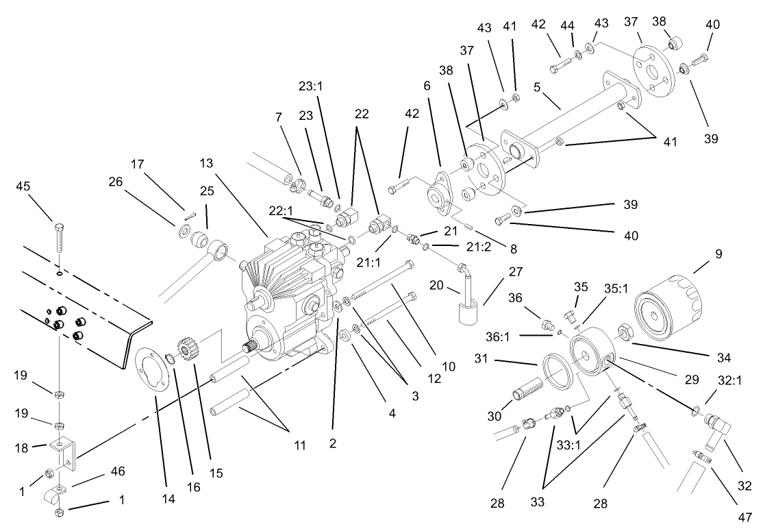 Transmission and Drive Coupling Assembly