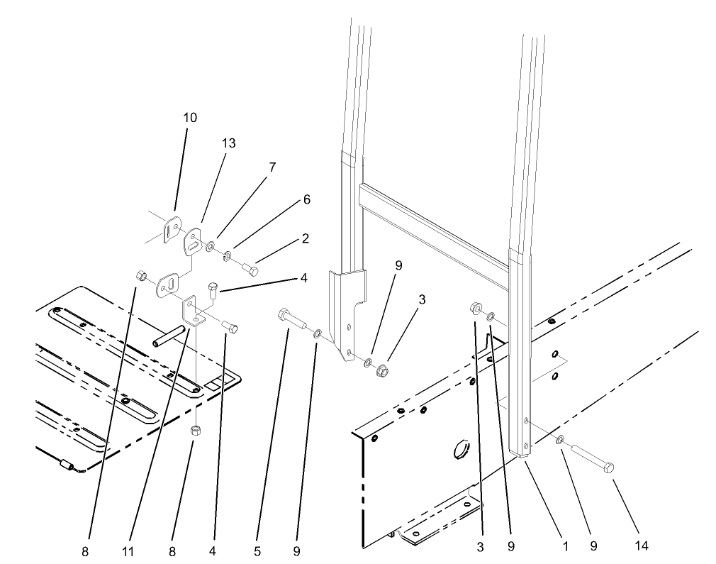 Roll-Over-Protection-System Assembly