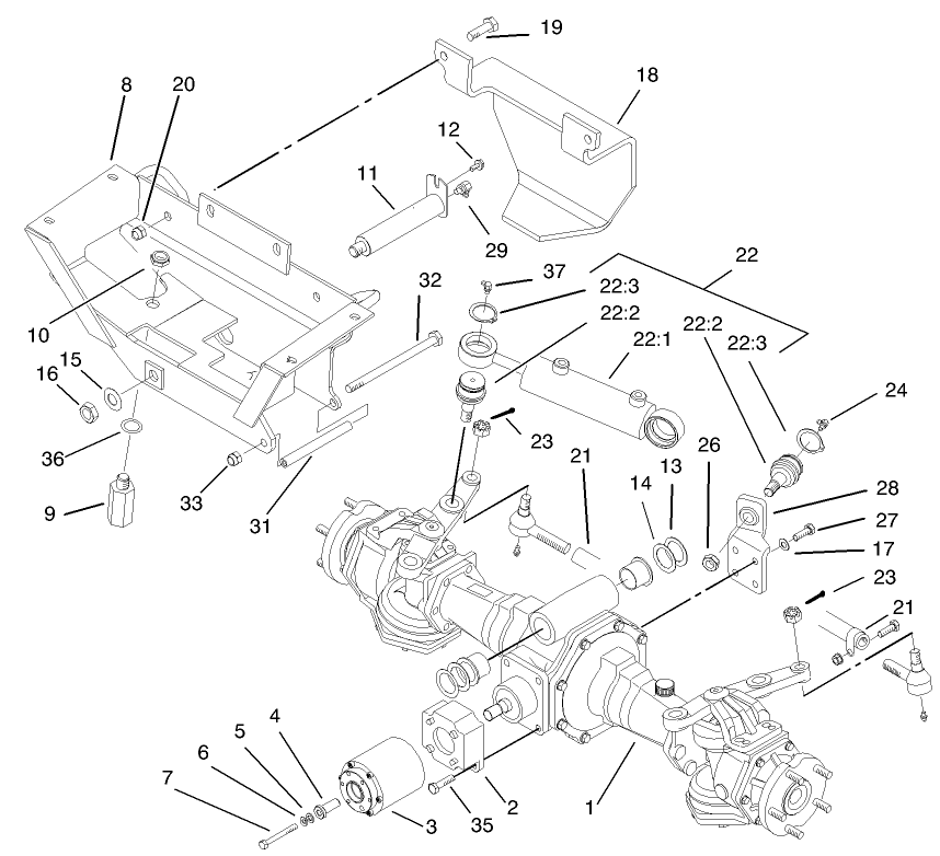 Rear Axle Assembly