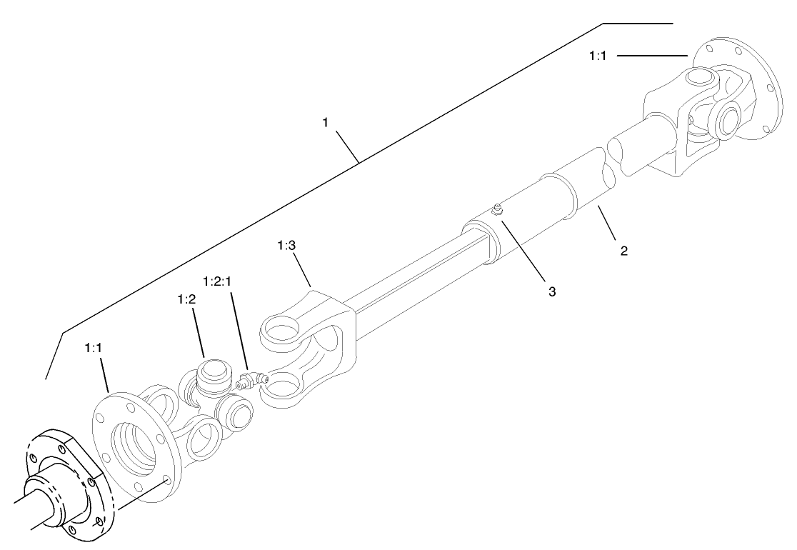 Driveshaft Assembly No. 98-5009