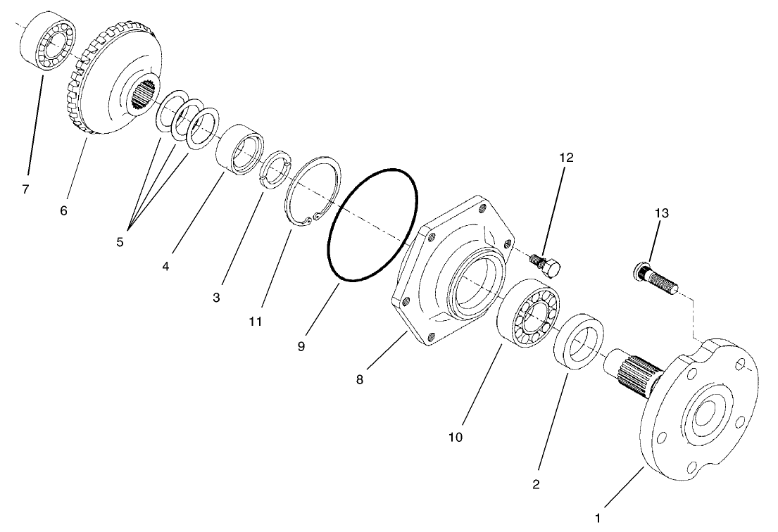 Rear Axle Assembly No. 95-7501 (Continued)  Axle Assembly