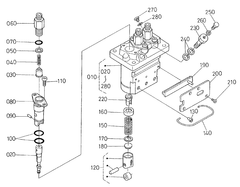 Injection Pump Assembly No. 98-9643