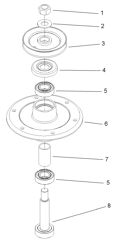 Outer Spindle Assembly 106-0787