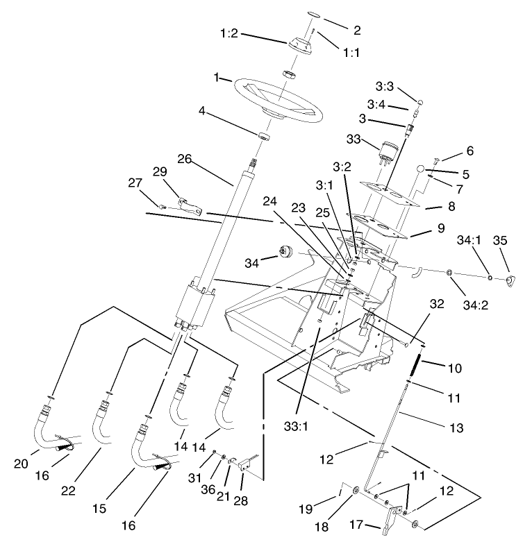 Steering Tower Assembly
