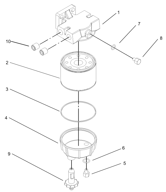 Water/Fuel Separator Assembly No. 98-9305