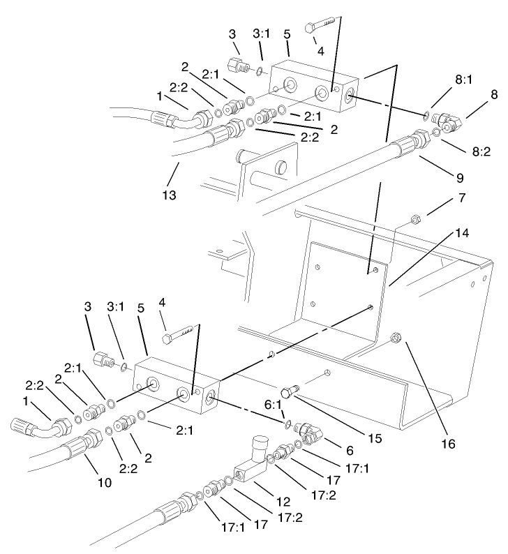 Rear Hydraulic Manifold Assembly