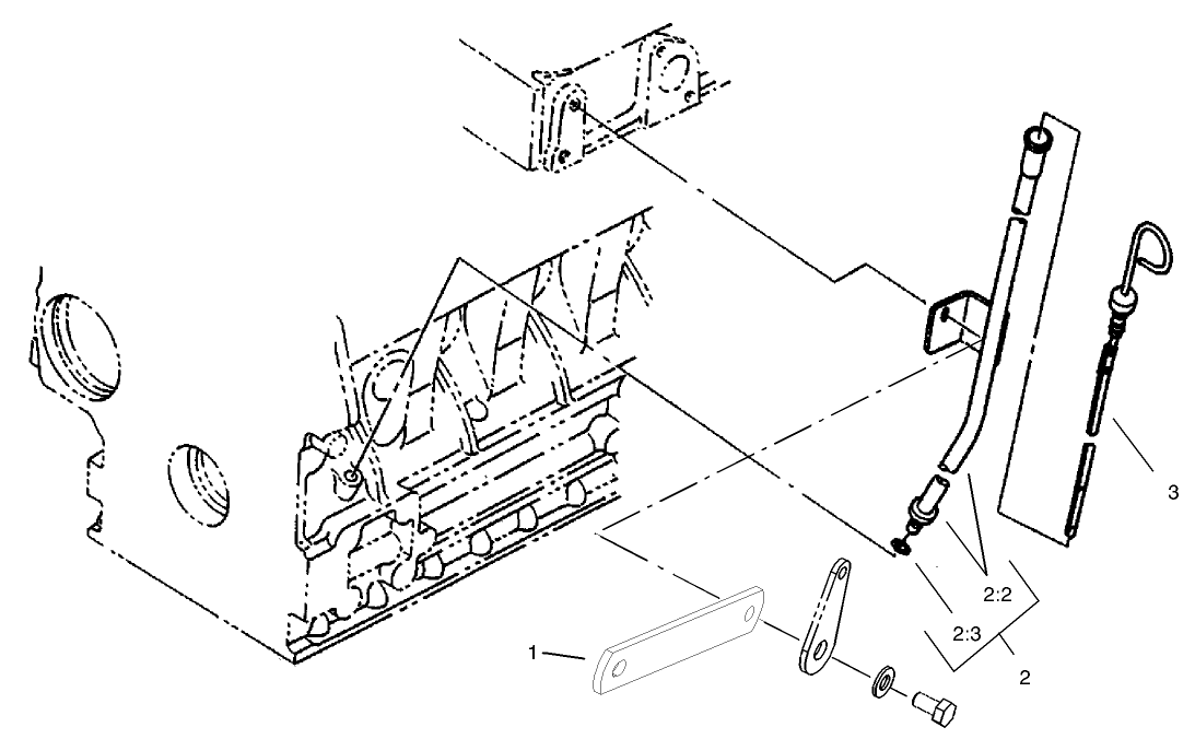 Dipstick and Guide Assembly