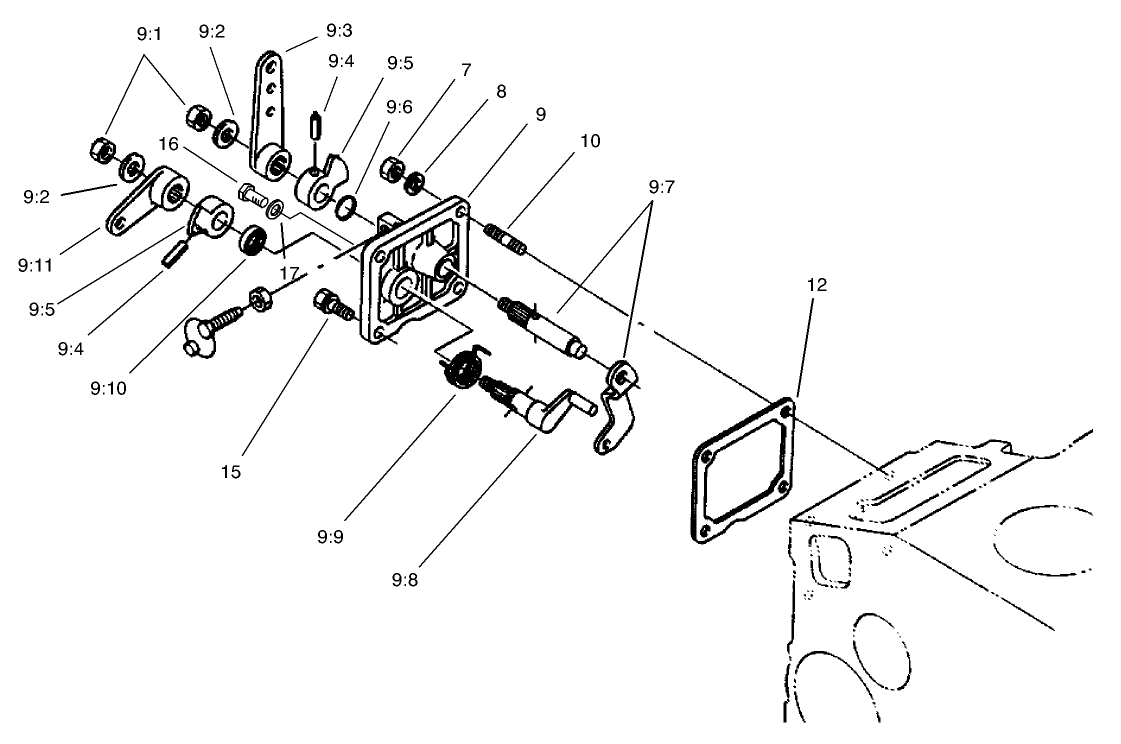 Speed Control Plate Assembly