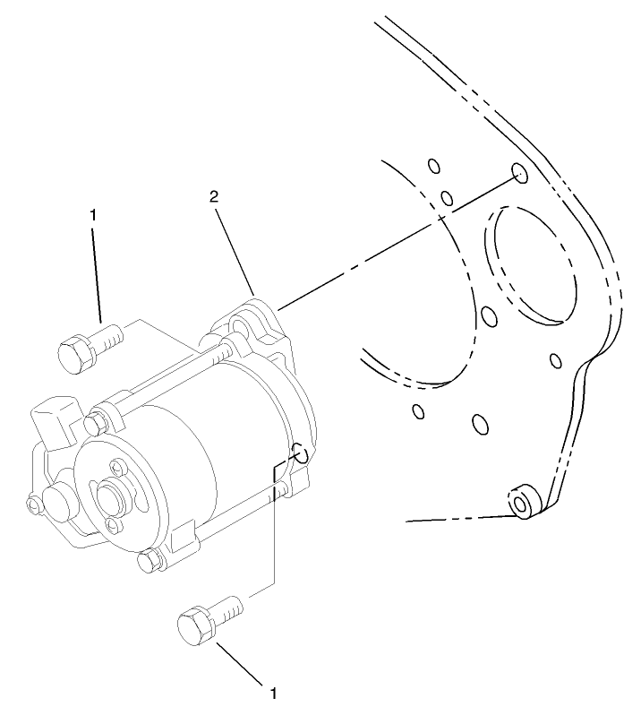 Starter Mount Assembly
