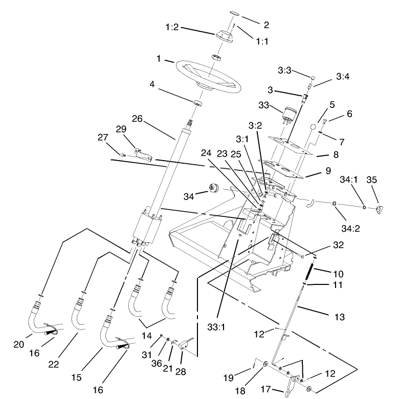 Steering Tower Assembly