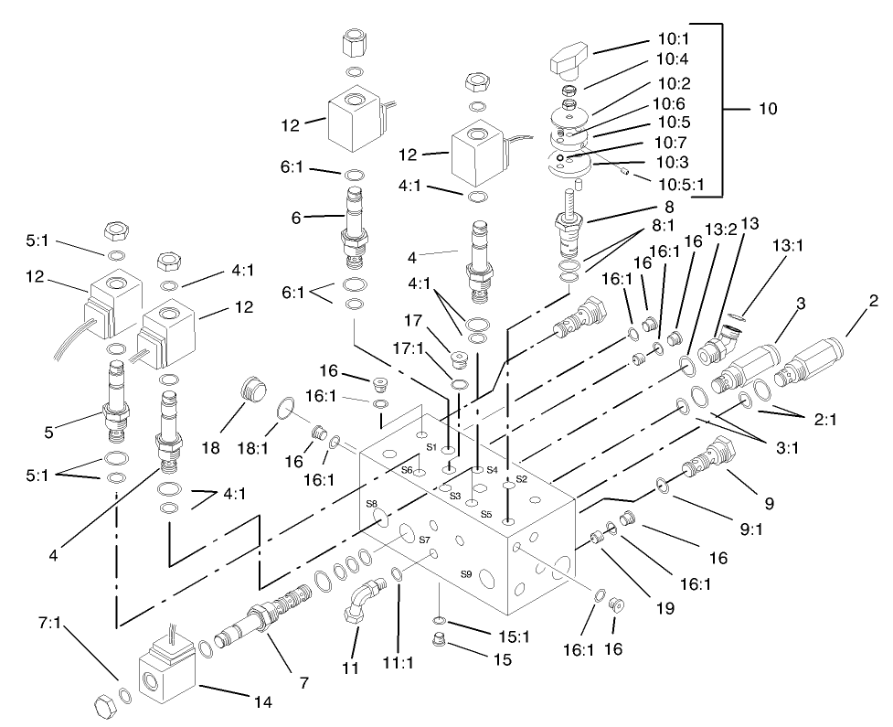Hydraulic Manifold Assembly No. 98-4579