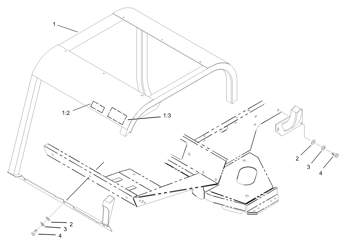 Roll-Over-Protection-System and Stabilizer Assembly