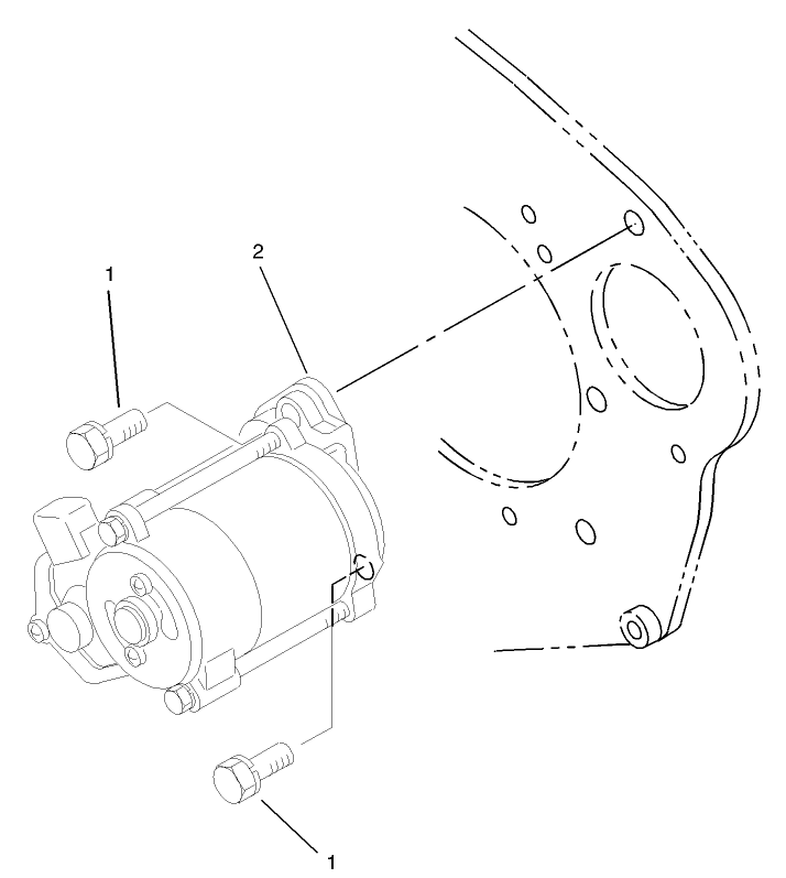 Starter Mount Assembly
