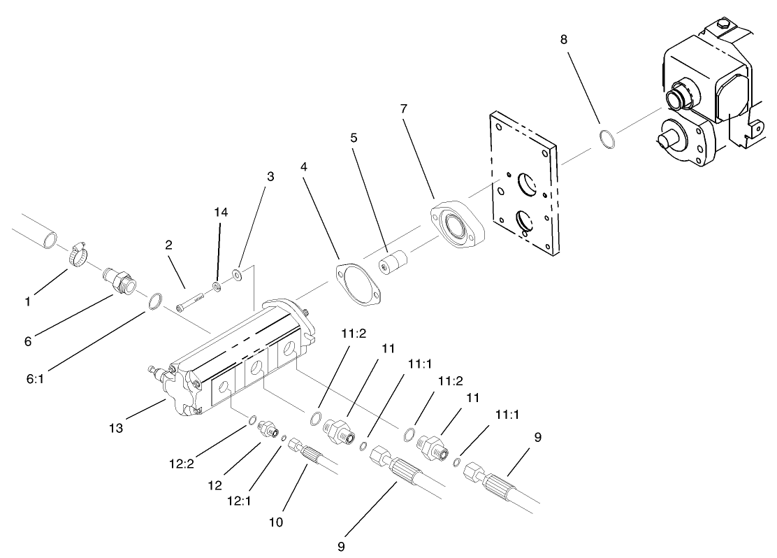 Gear Pump Installation Assembly