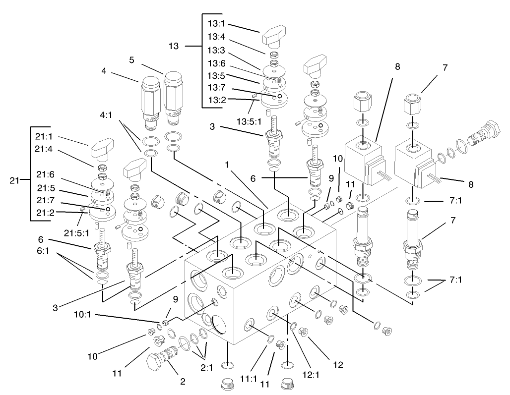 Mow Block Assembly No. 99-6978